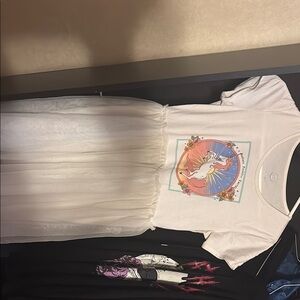 Wonder Nation White Unicorn Dress